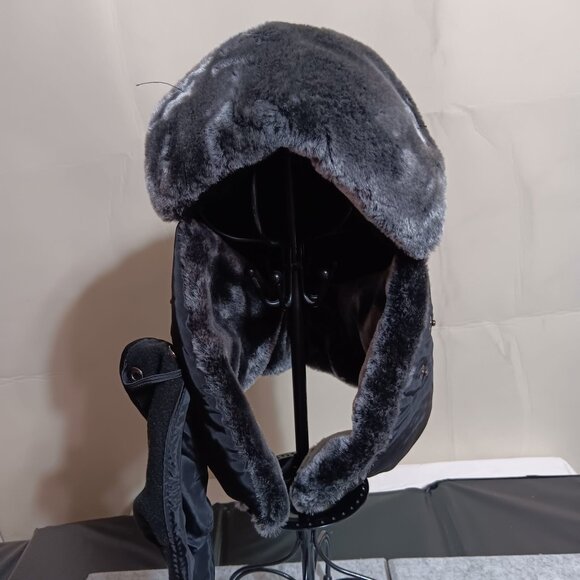 TACTICAL TRAPPER HAT WITH FACE MASK Women's  or Man's - Picture 8 of 8